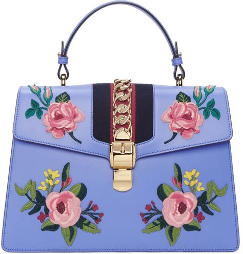 blue gucci sylvie bag|Gucci sylvie bag medium.